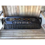 Front Bumper Upper Mesh Grille For 2005-2011 Toyota Tacoma Matte Black W/ Leds. Fixed Price $99.00.