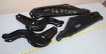 Nos 1966 Chevy Impala Caprice Belair 4PC Set Inner Outer Front Bumper Brace Pair. Fixed Price $255.00.