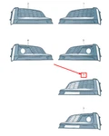 New Audi A5 Sportback F5 Front Left Air Guide Grille 8W6807681HFUQ No Duties. Fixed Price $329.62.