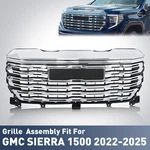 Front Bumper Grille With Camera Hole For 2022-2024 Gmc Sierra 1500 Denali Chrome. Fixed Price $286.90.