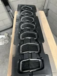 2014-2017 Jeep Cherokee Front Chrome And Black Radiator Grille Inserts New #83. Fixed Price $285.08.