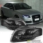 Blk 2006-2008 Audi A4 S4 B7 R8 Style Led Drl Halogen Type Projector Headlights. Fixed Price $219.99.