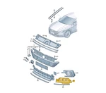 New Volkswagen Arteon 3H7 Front Right Bumper Grille 3G8853666A9B9. Fixed Price $121.80.