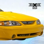 Fits 1994-1998 Ford Mustang Chrome Aluminum Upper Front Billet Grille. Fixed Price $56.99.