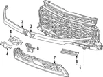 Genuine Gm Lower Grille 84870702. Fixed Price $98.70.