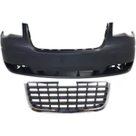 Front Bumper Cover And Grille Assembly Kit For 2008-2010 Town & Country Primed. Fixed Price $187.32.