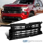 Front Upper Grille Fits 2022-2026 Chevy Silverado 1500 Glossy Black Hood. Fixed Price $298.95.