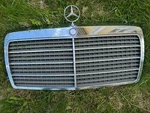 Mercedes W124 1985-1993 Grille + Emblem Star Taken Off When Car Was New. Fixed Price $200.00.