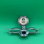 Chrome Model Ford Universal Car Motometer Radiator Cap Hood Ornament 1926 1927. Fixed Price $475.00.