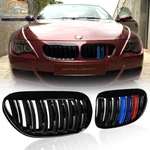 Gloss Black M-color Front Kidney Grill For Bmw E63 M6 645CI 650I E64 2DR 2004-10. Fixed Price $42.98.