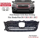 Original 2019-2022 Honda Pilot Front Bumper Grille Base Black Oem 71121-TG7X-A5. Fixed Price $80.00.