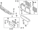 Genuine Ford Shutter Assembly Radiator Control LL7Z8475B. Fixed Price $860.37.