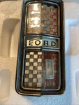 1971 Ford Torino Ranchero Grill Emblem Nameplate Ornament D1OZ-8213-B Oem. Fixed Price $140.00.