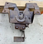 1961 - 1966 Ford Truck Lower Hood Latch Lock / Catch Release Original Fomoco. Fixed Price $175.00.