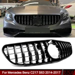 Gt Front Grille Chrome+black For Mercedes W217 C217 S63 S65 Coupe 2014-17. Fixed Price $288.79.