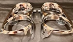 Nos 1967 Ford Ltd Galaxie Chrome Headlight Trim Bezel Headlamp Moldings Surround. Fixed Price $795.00.