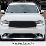 Fits 2014-2020 Dodge Durango Main Upper Stainless Black Mesh Grille Insert. Fixed Price $101.99.
