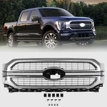 Ford F-150 Limited 2021-2023 ML3Z-8200-KA Front Upper Grill Iconic Silver. Fixed Price $190.00.