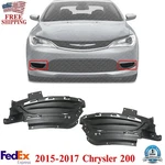 Fog Lamp Cover Left Driver & Right Passenger Side For 2015-2017 Chrysler 200. Fixed Price $70.63.