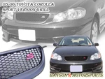 Fits 05-06 Toyota Corolla Sport Red Front Bumper Hood Grille (abs). Fixed Price $78.74.
