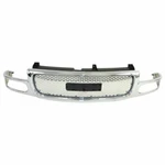 Grille Chrome/sliver Fits 2000 2001 2002 2003 2004 2005 2006 Gmc Yukon Denali. Fixed Price $175.29.