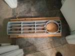 Nos 1973 74 75 Ford Truck Half Grille F100 F250 F350 Oem D3TZ-8151-A Fomoco. Fixed Price $280.00.