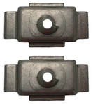 New Trim Parts Grille Emblem Mounting Clip Pair / For 1967 Chevy Ii Nova 3051A. Fixed Price $31.99.
