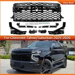 For 2025-26 Chevy Tahoe/suburban Lt Rst Gloss Black Front Bumper Grille W/o Trim. Fixed Price $408.49.