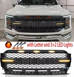 Grille Ford F150 2021 2022 2023 Shelby Style Front W/led&letter. Fixed Price $178.98.