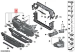 Genuine Bmw G70 I7 EDRIVE50 M70 XDRIVE60 Air Routing Top 51745A12734. Fixed Price $393.27.