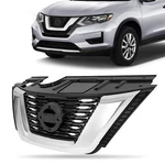 For Nissan Rogue 2017 2018 2020 #NI1200281 Chrome Front Bumper Upper Grille. Fixed Price $53.03.