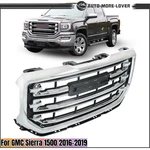 Front Bumper Upper Grille Black & Chrome Fit For Gmc Sierra 1500 2016 2017-2019. Fixed Price $134.88.
