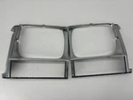 1984-96 Jeep Cherokee Headlight Bezel Trim Set Oem Left Right Chrome. Fixed Price $53.99.