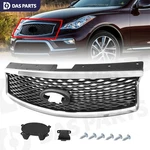 For 2016 2017 Infiniti QX50 Grey Black Front Bumper Upper Grille Chrome. Fixed Price $225.99.