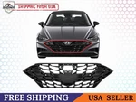 Fits 2020-2023 Hyundai Sonata Front Bumper Grille With Sensor & Camera Hole. Fixed Price $164.68.
