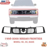 New Grille Assembly Black Plastic For 1998-2000 Nissan Frontier Pickup. Fixed Price $82.66.