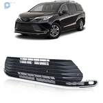 Gloss Balck Silver Gray Front Lower Grille For Toyota Sienna 2021-2023 Plastic. Fixed Price $115.05.