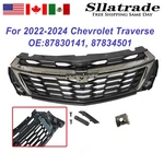 Plastic For Chevrolet Traverse 2022-2024 Front Upper Bumper Grille Black. Fixed Price $153.99.