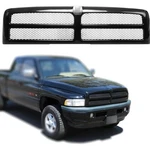 Truck Front Upper Grille Black Honeycomb Mesh Replacement For Dodge Ram 94-02. Fixed Price $163.98.