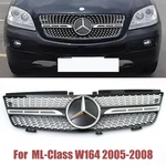 Black Front Grille W/emblem For Mercedes W164 ML320 ML500 ML350 2005-2008. Fixed Price $132.18.
