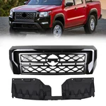 For 2022 2023 2024 Nissan Frontier Upper Grille Black 62310-9BU0D. Fixed Price $87.99.