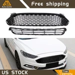 Gloss Black Ford Fusion 2013-15/2016 Front Bumper Upper & Lower Grille. Fixed Price $67.10.