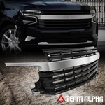 Fits 2021-2024 Chevrolet Suburban Tahoe Front Upper Bumper Grille Chrome/ Black. Fixed Price $437.31.