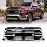 Chrome Front Upper Grille Assembly For 2019-2024 Dodge 1500 Laramie. Fixed Price $220.00.