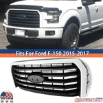 Fits F150 2015-2017 Painted Oxford White Frame Front Grille Black Inserts. Fixed Price $187.99.