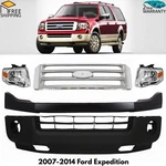Front Lower Bumper Cover & Grille Assembly Kit 2007-2014 Ford Expedition. Fixed Price $485.00.