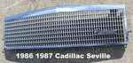 1986 1987 Cadillac Seville Chrome Radiator Grille 1631977 / 1627480 Oem. Fixed Price $250.00.