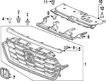Genuine Honda Beam Front (upper) 71250-3A0-A00. Fixed Price $33.24.