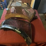 1938 Ford Standard Model Rh & Lh Grilles Nos 81A-8204-A 81A-8205-A #j. Fixed Price $450.00.
