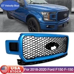 2018-20 Ford F-150 Velocity Blue Honeycomb Front Grille Assembly JL3Z8200SF. Fixed Price $159.99.
